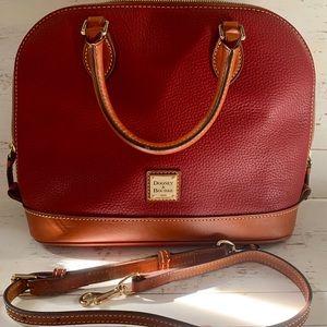 Dooney and Bourke leather zip satchel